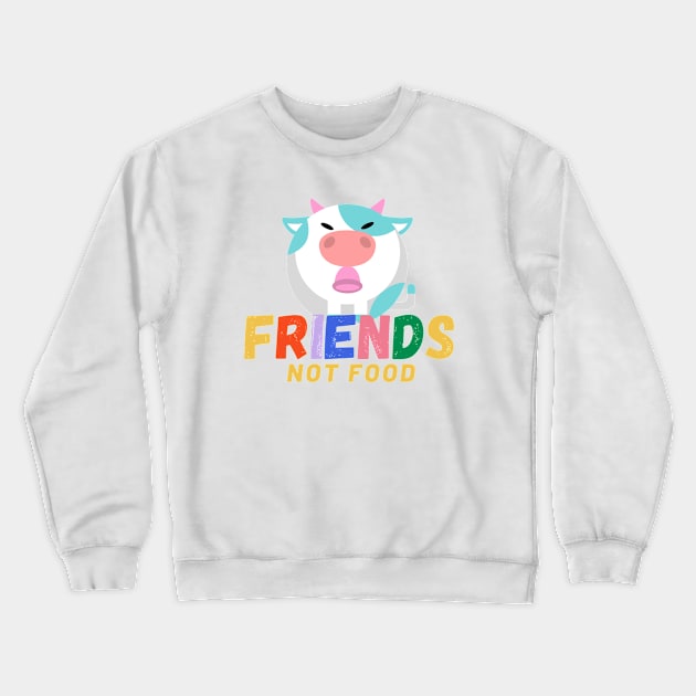 Friends not food Crewneck Sweatshirt by Printorzo